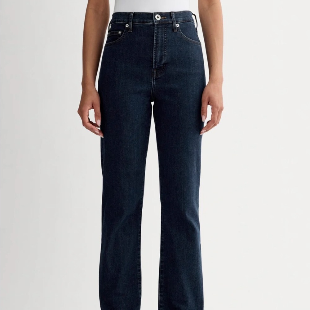NWT Everlane Women's High-Key Stovepipe Jean in Dark Indigo - Picture 2 of 12